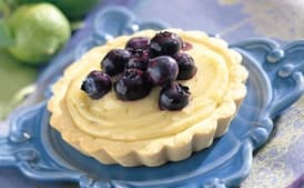 Blueberry Tartlets with Lime Curd