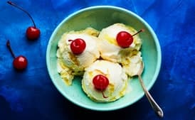 Boozy Piña Colada Ice Cream