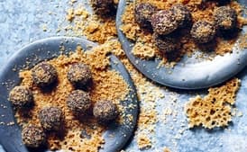 Bourbon Sugar and Pretzel Truffles