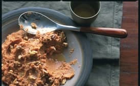 Bourbon-Walnut Sweet Potato Mash