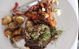 Braised Beef with Red Onion Gremolata