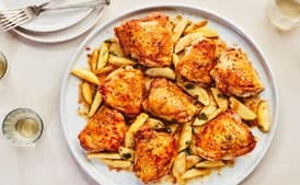 Braised Chicken with Apples and Sage
