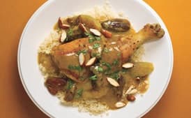 Braised Chicken with Dates and Moroccan Spices