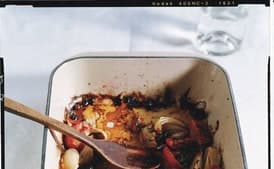 Braised Chicken with Tomatoes and Olives (Poulet Provencal)