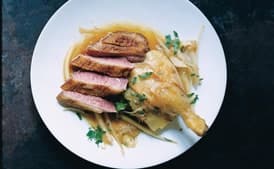 Braised Duck Legs and Sautéed Duck Breast