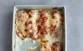 Braised Endive with Ham and Gruyère