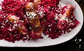 Bratwurst and Red Cabbage