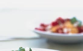 Breakfast Polenta with Chorizo and Queso Fresco