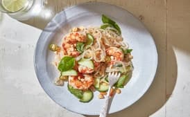 Bright and Spicy Shrimp Noodle Salad