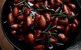 Brined and Roasted Rosemary-Chile Almonds