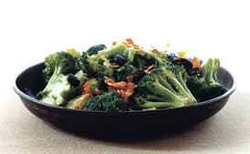 Broccoli with Hot Bacon Dressing