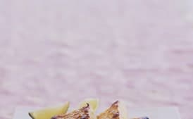 Broiled Tofu with Cilantro Pesto