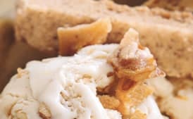 Brown Butter and Peanut Brittle Ice Cream