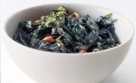 Brown-Butter Creamed Winter Greens