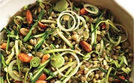 Brown Rice Salad with Crunchy Sprouts and Seeds