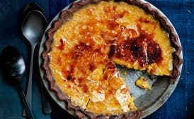 Brûléed Bourbon-Maple Pumpkin Pie
