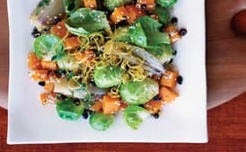Brussels Sprouts With Butternut Squash and Currants