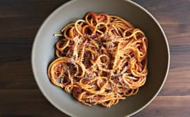 Bucatini with Butter-Roasted Tomato Sauce