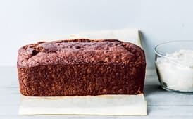 Buckwheat Banana Cake with Yogurt-Espresso Frosting