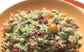 Bulgur, Garbanzo Bean, and Cucumber Salad