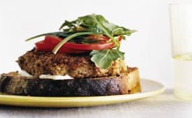 Bulgur Veggie Burgers with Lime Mayonnaise