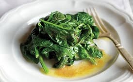 Buttered Spinach with Vinegar
