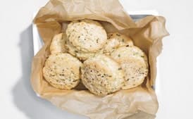 Buttermilk Biscuits with Green Onions, Black Pepper, and Sea Salt