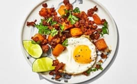 Butternut Squash and Chorizo Hash