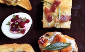 Butternut Squash, Ricotta, and Sage Crostini