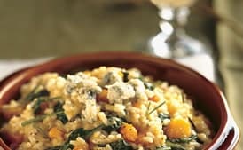 Butternut Squash, Rosemary, and Blue Cheese Risotto