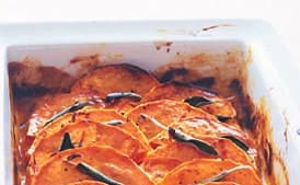 Butternut Squash with Tangerine and Sage Glaze