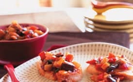 Caponata with Fennel, Olives, and Raisins