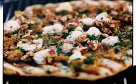 Caramelized-Onion and Gorgonzola Grilled Pizza