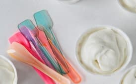 Cardamom-Yogurt Mousse with Apricots