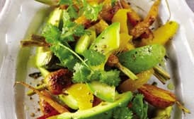 Carrot, Avocado, and Orange Salad