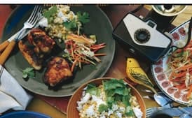 Carrot Cabbage Slaw with Cumin Vinaigrette