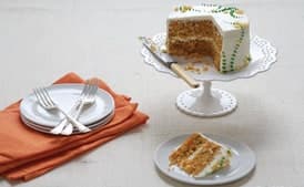 Carrot Cake with Cream Cheese-Lemon Zest Frosting