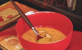 Carrot with Toasted Almond Soup