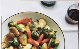 Carrots and Brussels Sprouts