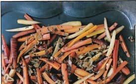 Carrots with Shallots, Sage, and Thyme