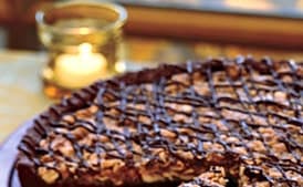 Cashew-Coconut Tart in Chocolate Crust