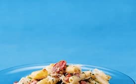 Castellane with Mascarpone and Roasted Grape Tomatoes