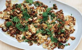 Cauliflower With Pumpkin Seeds, Brown Butter, and Lime