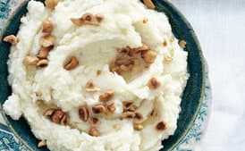 Celery Root Purée with Toasted Hazelnuts