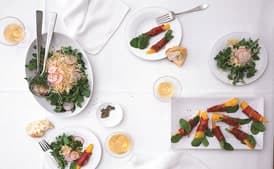 Celery Root, Radish, and Watercress Salad with Mustard Seed Dressing