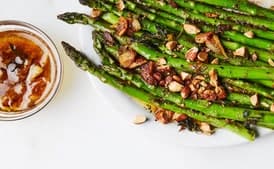 Charred Asparagus with Citrus Bagna Cauda