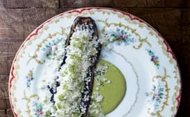 Charred Romaine with Tomatillo Dressing