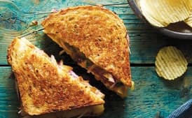 Cheesy Chicken Melt With All of the Onions Relish