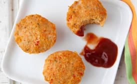 Cheesy Turkey Meatloaf Bites