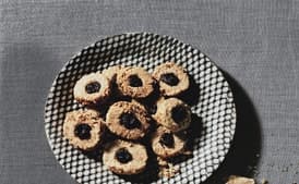 Cherry Almond Shortbread Cookies